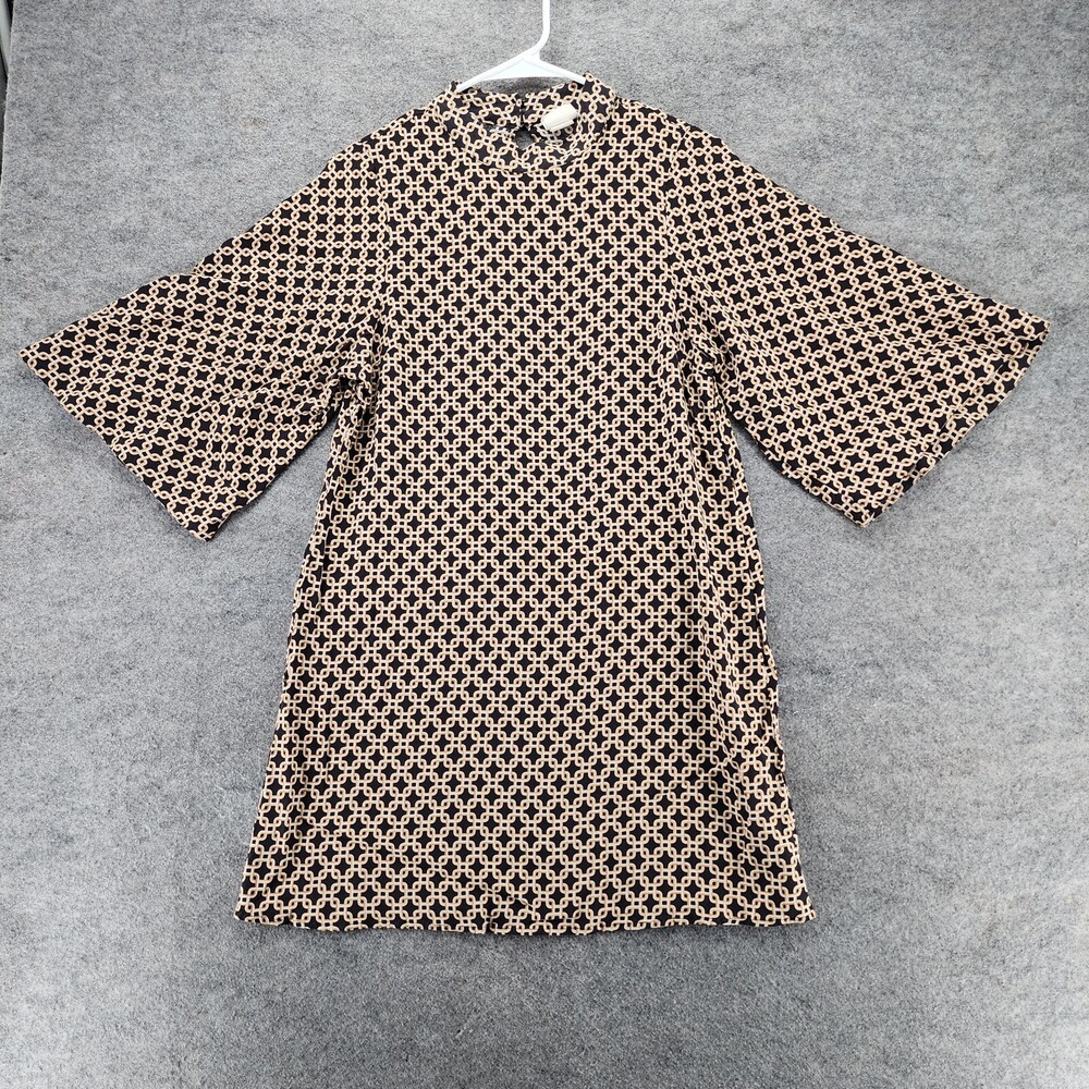 Richard Allen x HM Dress Womens 2 Short Sleeve Mini Mock Neck